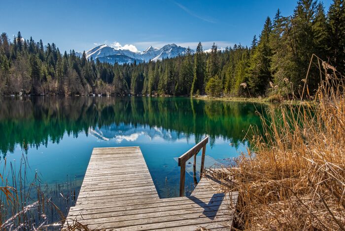 Der Crestasee bei Trin