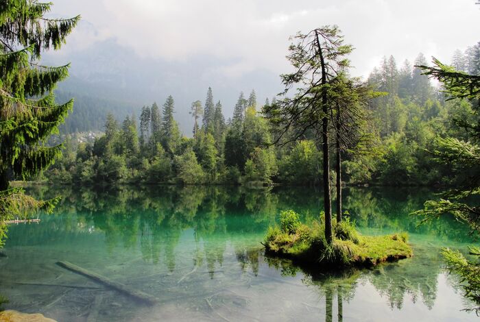 Der Crestasee bei Trin